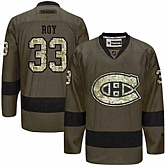 Glued Montreal Canadiens #33 Patrick Roy Green Salute to Service NHL Jersey,baseball caps,new era cap wholesale,wholesale hats